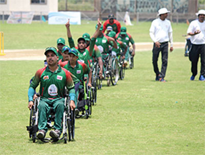 Team Bangladesh gearing up for the match